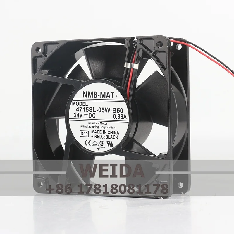 New NMB 12038 120X120X38MM 4715SL-05W-B50 24V 0.96A variable frequency device cooling fan 12CM
New NMB 12038 120X120X38MM 4715SL-05W-B50 24V 0.96A variable frequency device cooling fan 12CM