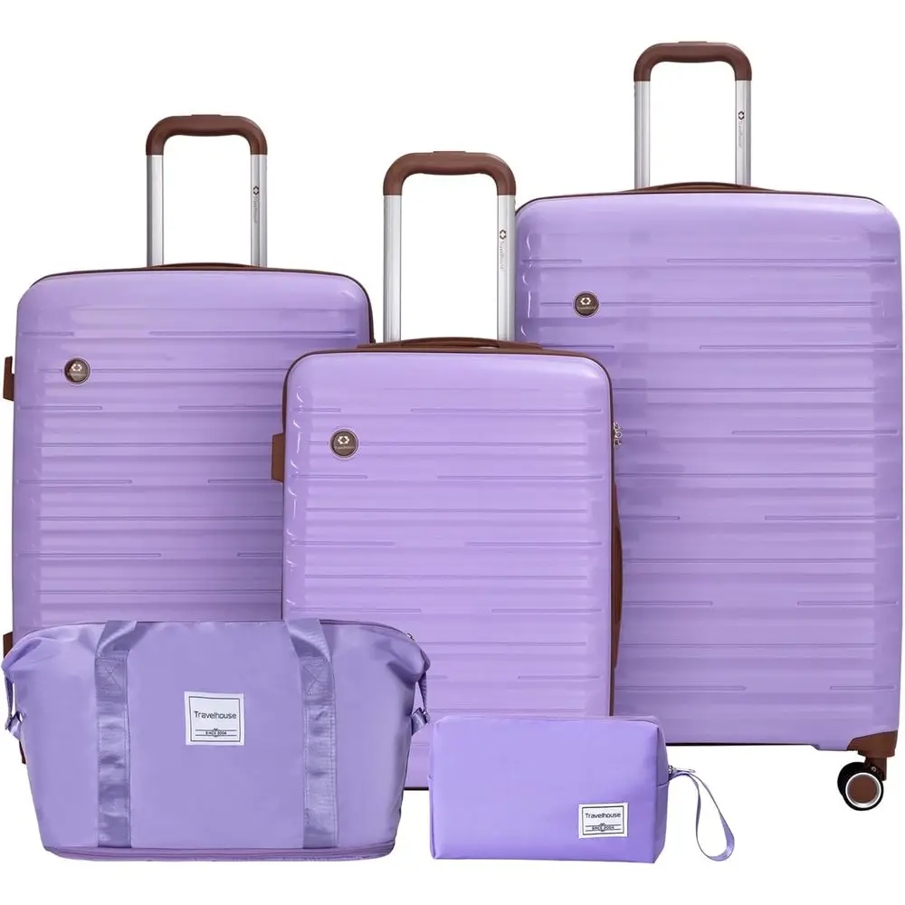 5-Piece Hardshell Suitcase Set with Wheels, Lightweight, TSA Lock, Carry-On & Toiletry Bag (20/24/28)
5-Piece Hardshell Suitcase Set with Wheels, Lightweight, TSA Lock, Carry-On & Toiletry Bag (20/24/28)