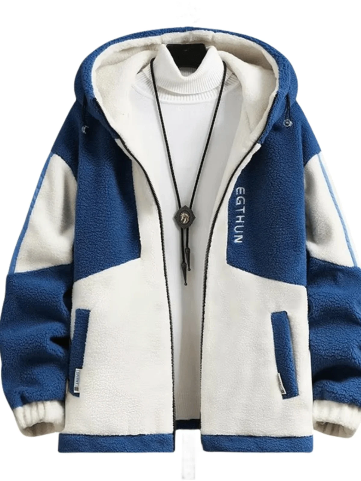 Men's Fce Lined Thiened Cotton Jaet Autumn Winter New Sle Korean Large Size Lamb Velvet Hooded Warm Cold Proofing Cl...
Men's Fce Lined Thiened Cotton Jaet Autumn Winter New Sle Korean Large Size Lamb Velvet Hooded Warm Cold Proofing Cl...