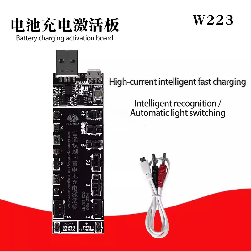 All in One Phone Battery Activation Charge Board for iPhone 14/13/12/11/XR/XS/8/7 & Android Samsung Huawei Oppo - Repair Kit
All in One Phone Battery Activation Charge Board for iPhone 14/13/12/11/XR/XS/8/7 & Android Samsung Huawei Oppo - Repair Kit