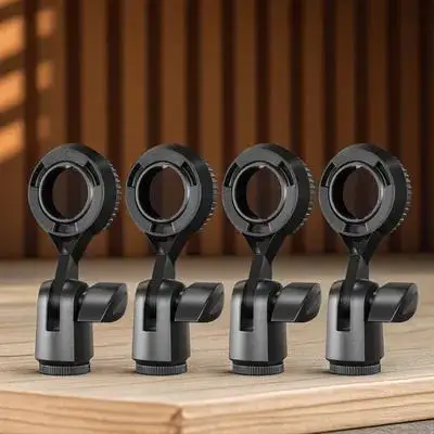4pcs Microphone Stand Clip Holder 270 Degree Rotation Universal Mic Mount For Desktop Podcast Meeting Video Chat Compatible With
4pcs Microphone Stand Clip Holder 270 Degree Rotation Universal Mic Mount For Desktop Podcast Meeting Video Chat Compatible With
