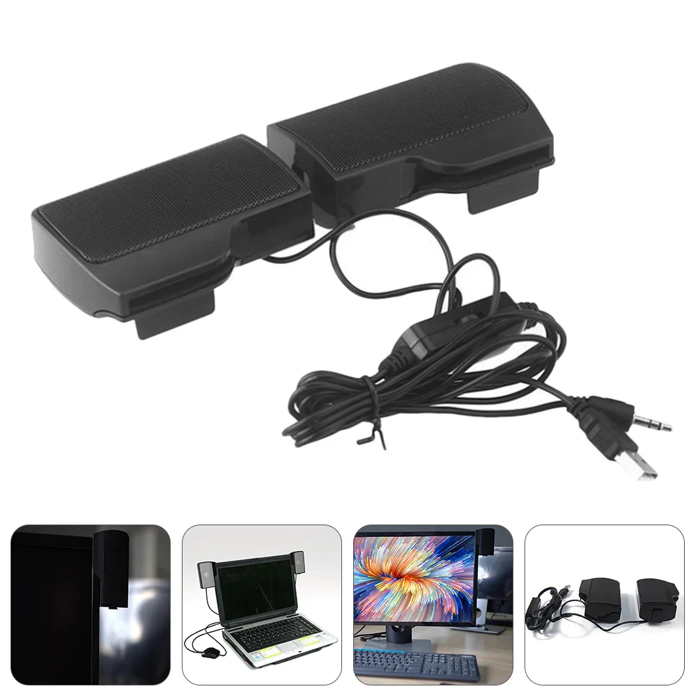 USB Computer Speaker Clip-on Creative Portable Desktop Music Speaker with Wire Controller for Laptop Phone Mp3 Mp4 Office
USB Computer Speaker Clip-on Creative Portable Desktop Music Speaker with Wire Controller for Laptop Phone Mp3 Mp4 Office