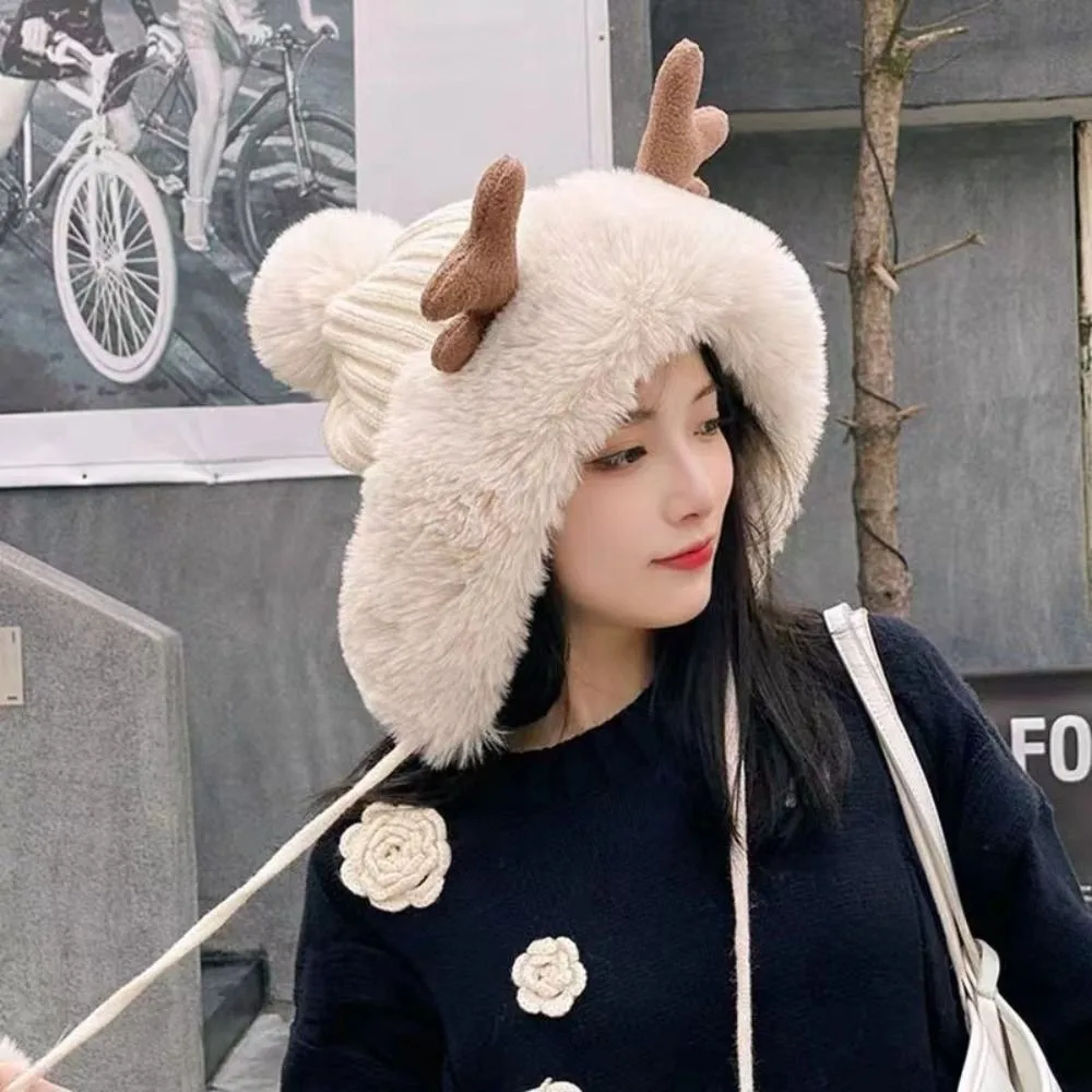 Милая теплая зимняя шапка с защитой ушей, бархатная шапка с медвежьими ушками, шнуровка с кроличьими ушками, шерстяная панама для женщин
Милая теплая зимняя шапка с защитой ушей, бархатная шапка с медвежьими ушками, шнуровка с кроличьими ушками, шерстяная панама для женщин