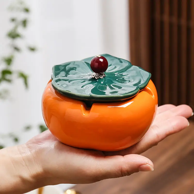 Ceramics Desktop Living Room Ashtray Ornaments Creative With Lid Fruit Orange Cute Fashion Creative Household Supplies Decorate
Ceramics Desktop Living Room Ashtray Ornaments Creative With Lid Fruit Orange Cute Fashion Creative Household Supplies Decorate