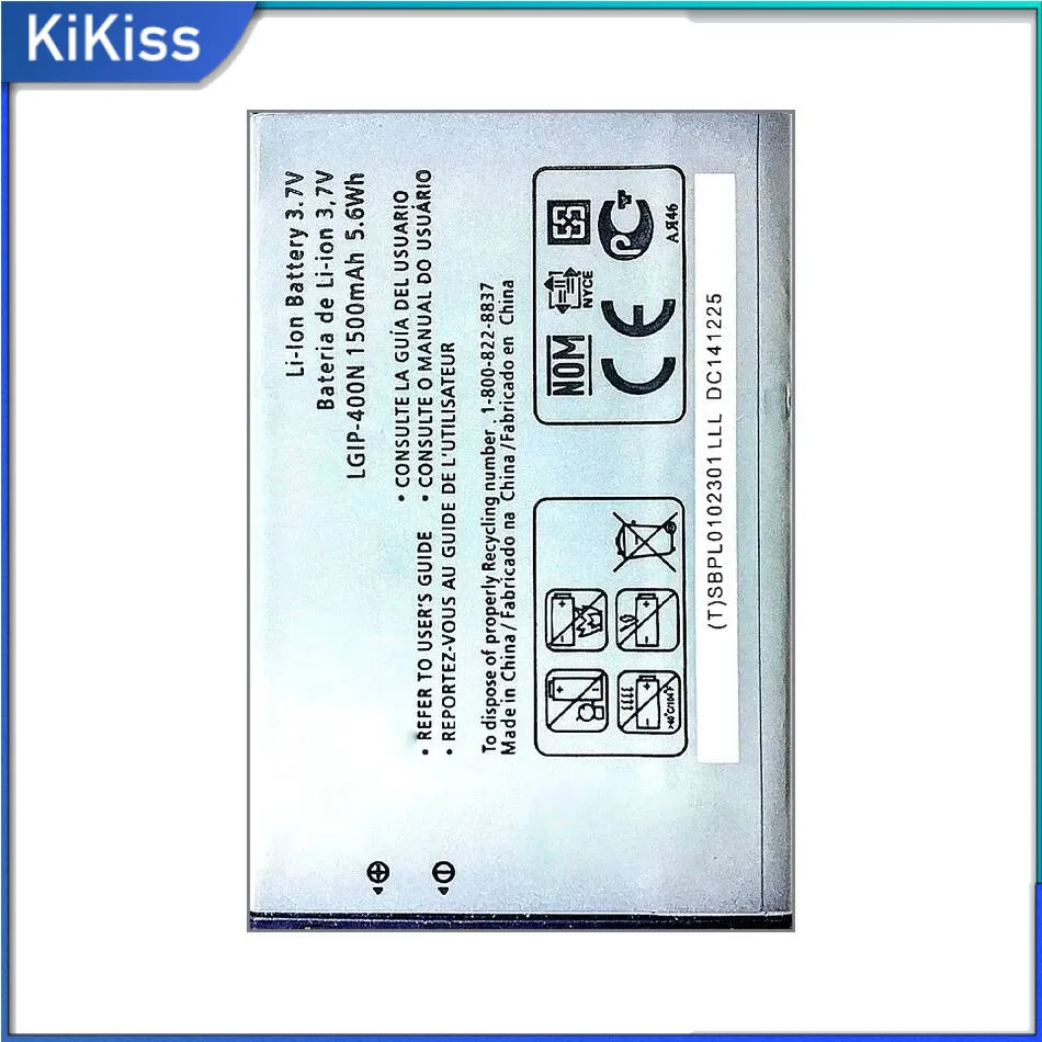 Mobile Phone Battery Lgip-400N 1500mAh For LG Optimus M C U V T S 1 VM670 LS670 MS690 P503 P500 P520 P505 P509 Lgip 400N
Mobile Phone Battery Lgip-400N 1500mAh For LG Optimus M C U V T S 1 VM670 LS670 MS690 P503 P500 P520 P505 P509 Lgip 400N