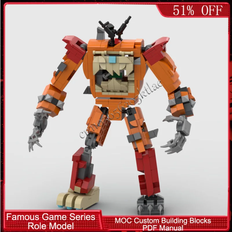 636 деталей, популярная серия игровых персонажей, разрушенный разомкнутый конструктор «Медведь», модульный, настраиваемый, простой, для самостоятельной сборки, праздничный подарок
636 деталей, популярная серия игровых персонажей, разрушенный разомкнутый конструктор «Медведь», модульный, настраиваемый, простой, для самостоятельной сборки, праздничный подарок