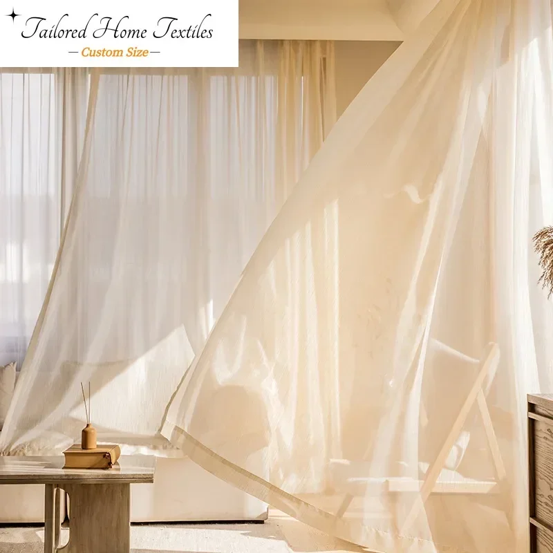 Dreamy Living Room Bedroom Curtains Gauze Light Luxury Balcony Backdrop Tulle Gauze Floating Windows Semi-shading Curtains Decor
Dreamy Living Room Bedroom Curtains Gauze Light Luxury Balcony Backdrop Tulle Gauze Floating Windows Semi-shading Curtains Decor