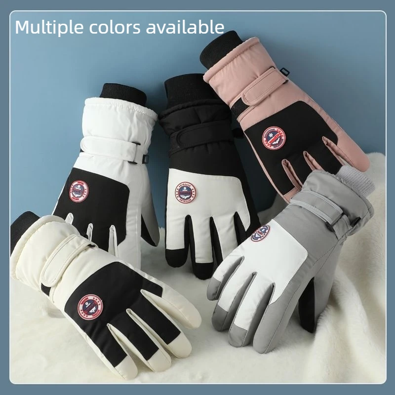 Winter Thick Warm Ski Gloves Waterproof Windproof Fleece Lined for Men Women Outdoor Riding Wholesale Outdoor Riding
Winter Thick Warm Ski Gloves Waterproof Windproof Fleece Lined for Men Women Outdoor Riding Wholesale Outdoor Riding