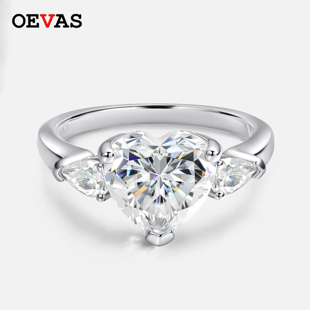 OEVAS 1/2/3/4CT D цвет овальное кольцо с муассанитом для женщин свадебная помолвка 100% стерлинговое серебро 925 пробы свадебные ювелирные украшения
OEVAS 1/2/3/4CT D цвет овальное кольцо с муассанитом для женщин свадебная помолвка 100% стерлинговое серебро 925 пробы свадебные ювелирные украшения