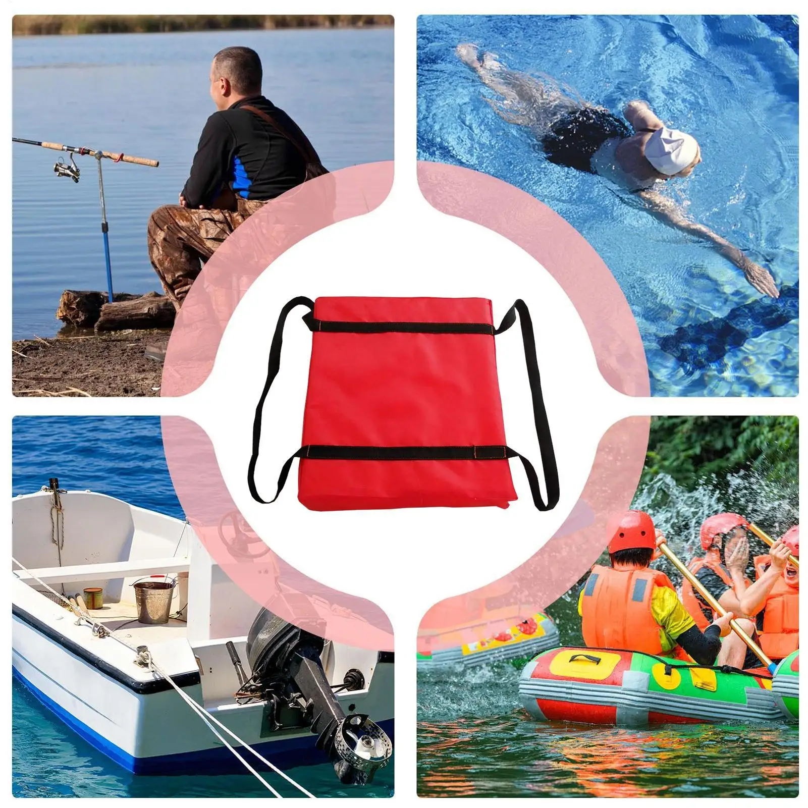 Throwable Flotation Device 16.5x14.1x2.55In Rectangle Portable Waterproof Boat Throw Cushion For Canoe Kayak Watercraft Fishing
Throwable Flotation Device 16.5x14.1x2.55In Rectangle Portable Waterproof Boat Throw Cushion For Canoe Kayak Watercraft Fishing