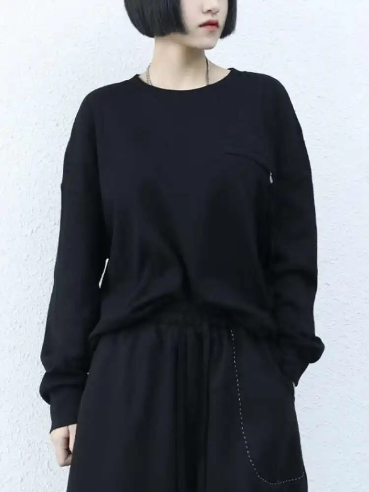 Ladies Long Sleeve T-Shirt Spring And Autumn New Classic Round Collar Dark Casual Loose Large Size Long Sleeve Shirt
Ladies Long Sleeve T-Shirt Spring And Autumn New Classic Round Collar Dark Casual Loose Large Size Long Sleeve Shirt
