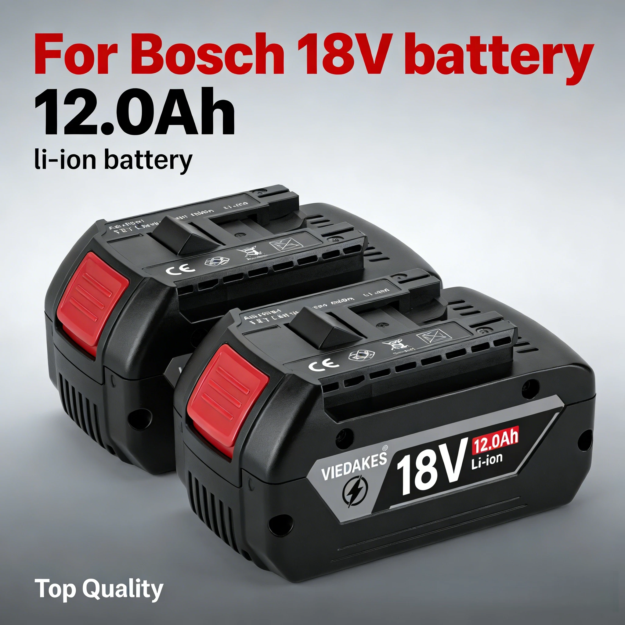 New 18V 12.0AH professional lithium battery for Bosch BAT609 BAT609G BAT618 BAT618G electric tool rechargeable battery◪㉿
New 18V 12.0AH professional lithium battery for Bosch BAT609 BAT609G BAT618 BAT618G electric tool rechargeable battery◪㉿