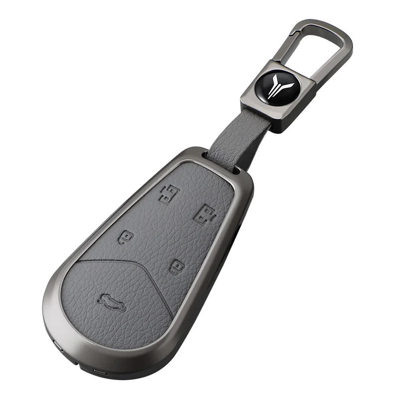 Zinc alloy protective cover for car remote control keys, for Voyah Dreamer Dream Free 2022-2023 car keychain interior accessorie
Zinc alloy protective cover for car remote control keys, for Voyah Dreamer Dream Free 2022-2023 car keychain interior accessorie