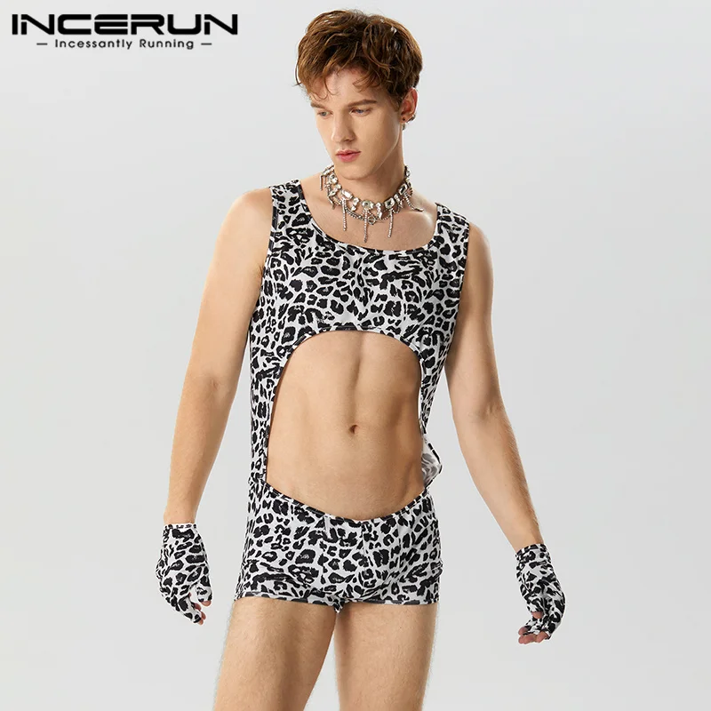 2023 Men Bodysuits Printing O-neck Sleeveless Gloves Fashion Rompers Underwear Hollow Out Cozy Sexy Male Bodysuit S-5XL INCERUN
2023 Men Bodysuits Printing O-neck Sleeveless Gloves Fashion Rompers Underwear Hollow Out Cozy Sexy Male Bodysuit S-5XL INCERUN