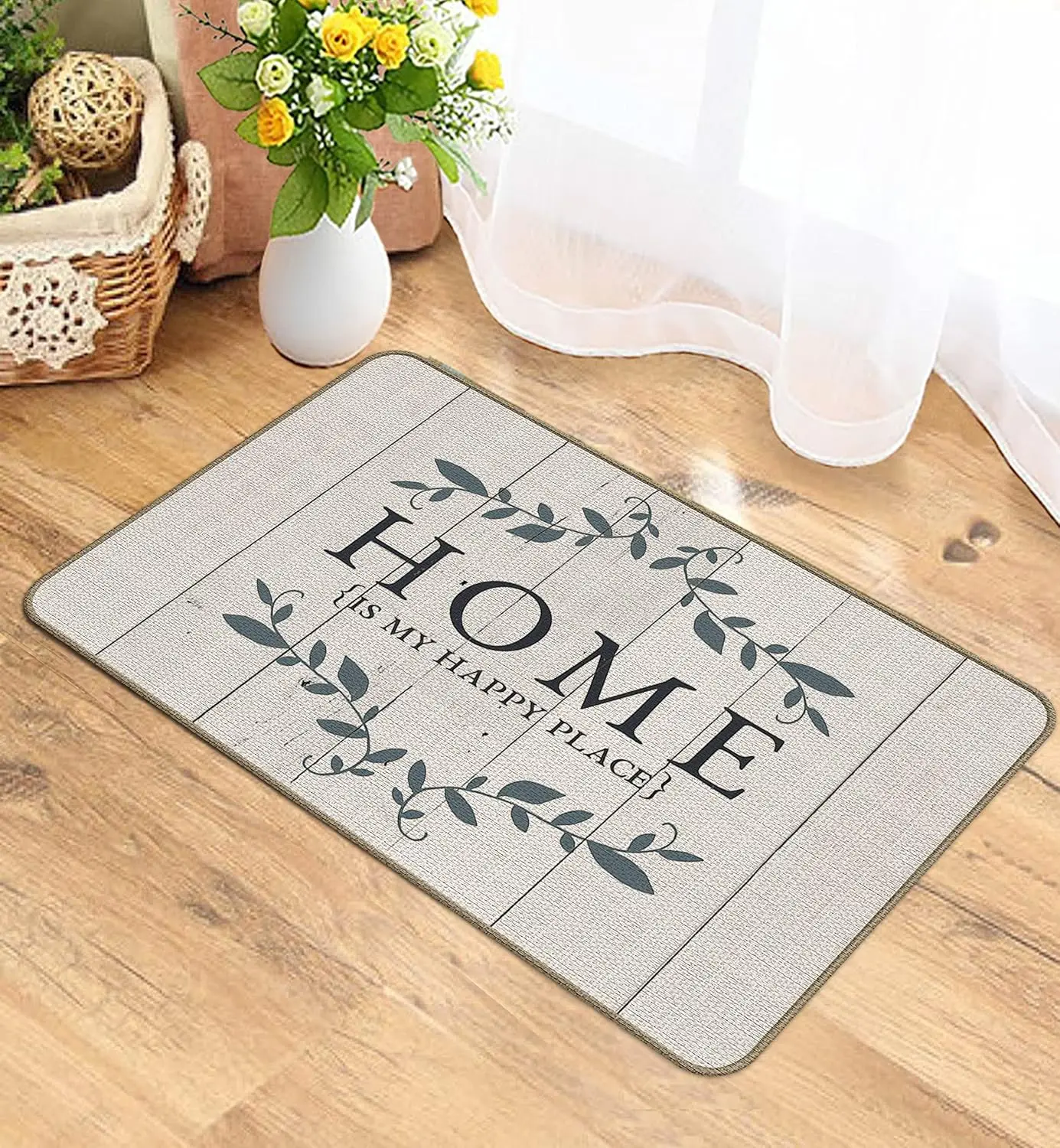 Door Mat Beige Farmhouse Welcome Doormat Non Slip Indoor Outdoor Entrance Rug Rustic Farmhouse Decor Country Home Decor Durable Polyester Entryway Porch Welcome Mat Housewarming Gift Machine Washable Easy Clean
Door Mat Beige Farmhouse Welcome Doormat Non Slip Indoor Outdoor Entrance Rug Rustic Farmhouse Decor Country Home Decor Durable Polyester Entryway Porch Welcome Mat Housewarming Gift Machine Washable Easy Clean