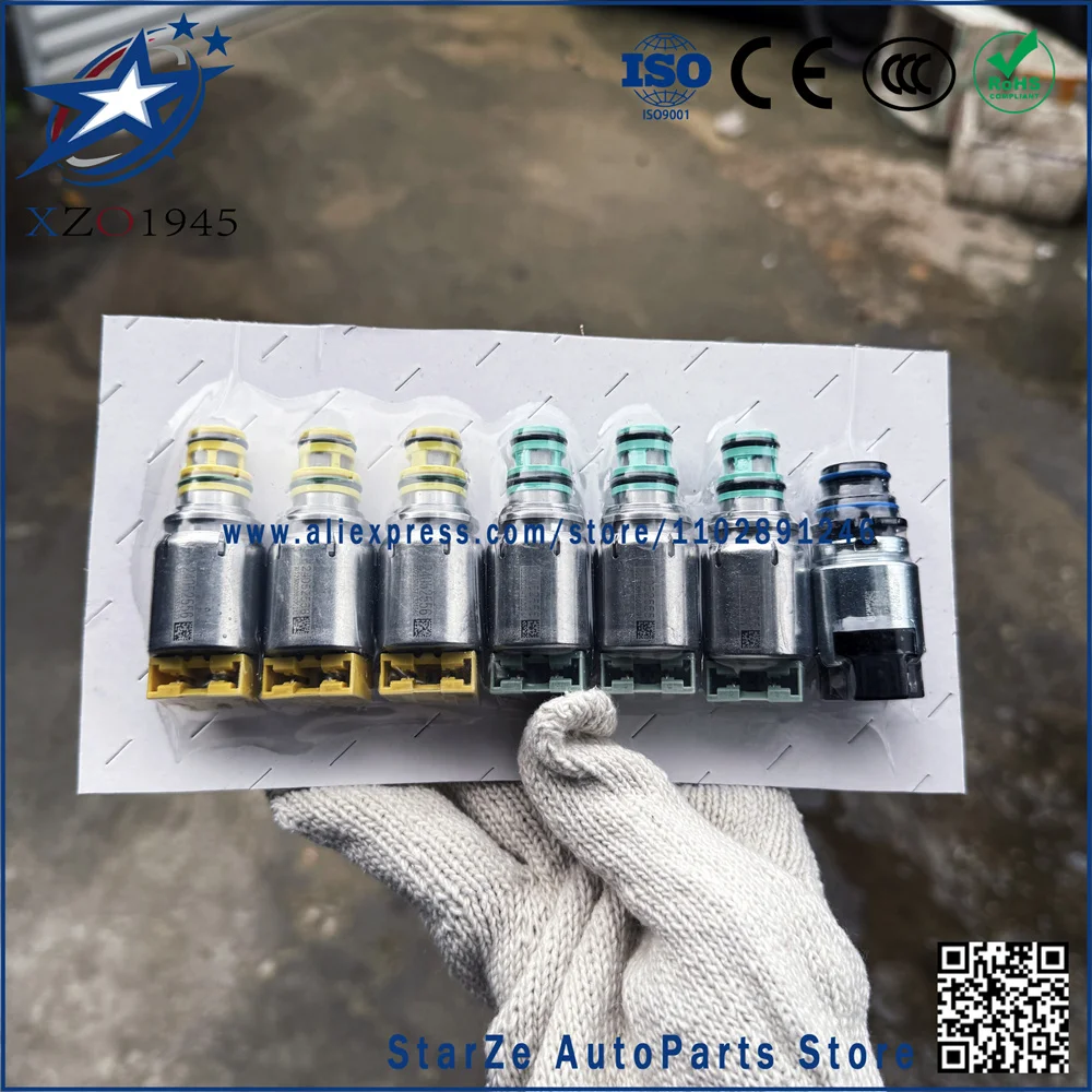 Новый комплект из 7 частей электромагнитного клапана 6T40/6T45/6T30, подходит для автоматических трансмиссий Chevrolet Buick 6T30E/6T40E/6T45E/6T50E
Новый комплект из 7 частей электромагнитного клапана 6T40/6T45/6T30, подходит для автоматических трансмиссий Chevrolet Buick 6T30E/6T40E/6T45E/6T50E