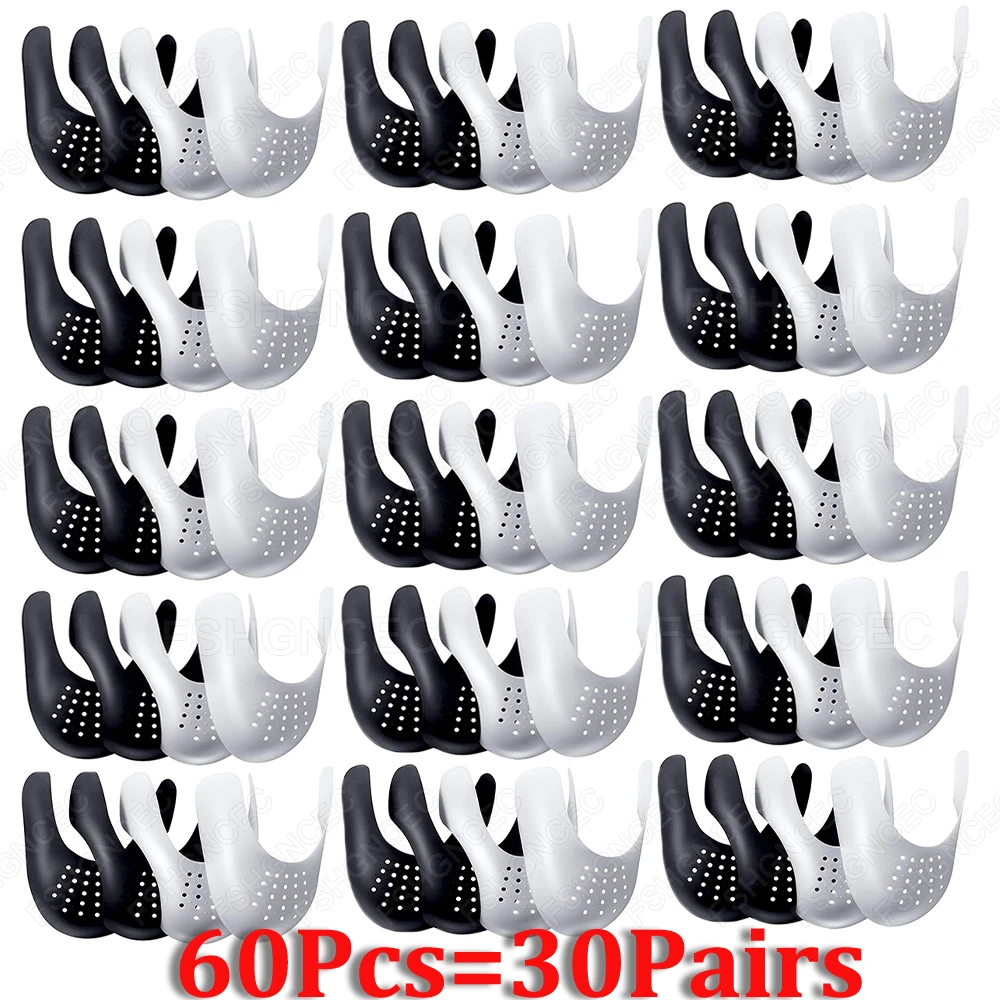 60pcs Anti Crease Shoe Head Protector for Casual Sneaker Anti Wrinkle Shoe Toe Caps Support Stretcher Expander Shoes Protection
60pcs Anti Crease Shoe Head Protector for Casual Sneaker Anti Wrinkle Shoe Toe Caps Support Stretcher Expander Shoes Protection