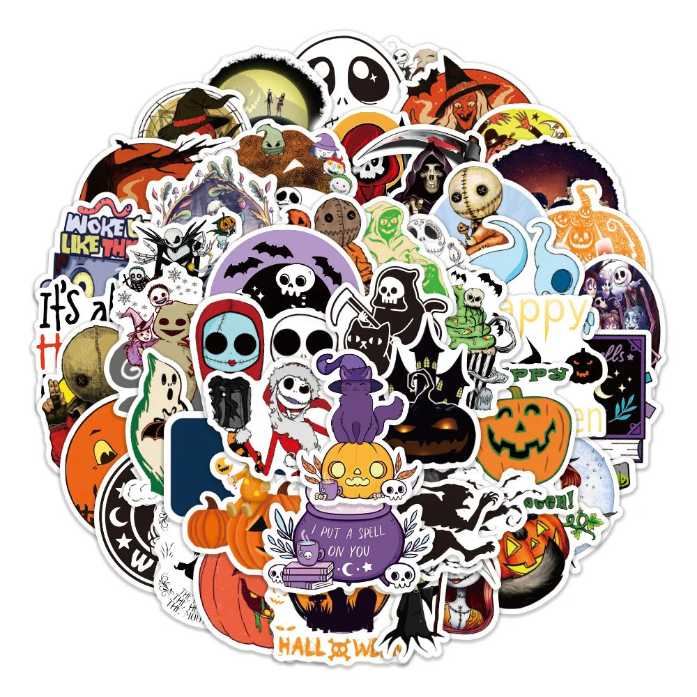 10/30/50PCS Halloween Graffiti Stickers Decorative Water Cup Luggage Scooter Guitar Laptop Stationery Box Waterproof Stickers
10/30/50PCS Halloween Graffiti Stickers Decorative Water Cup Luggage Scooter Guitar Laptop Stationery Box Waterproof Stickers