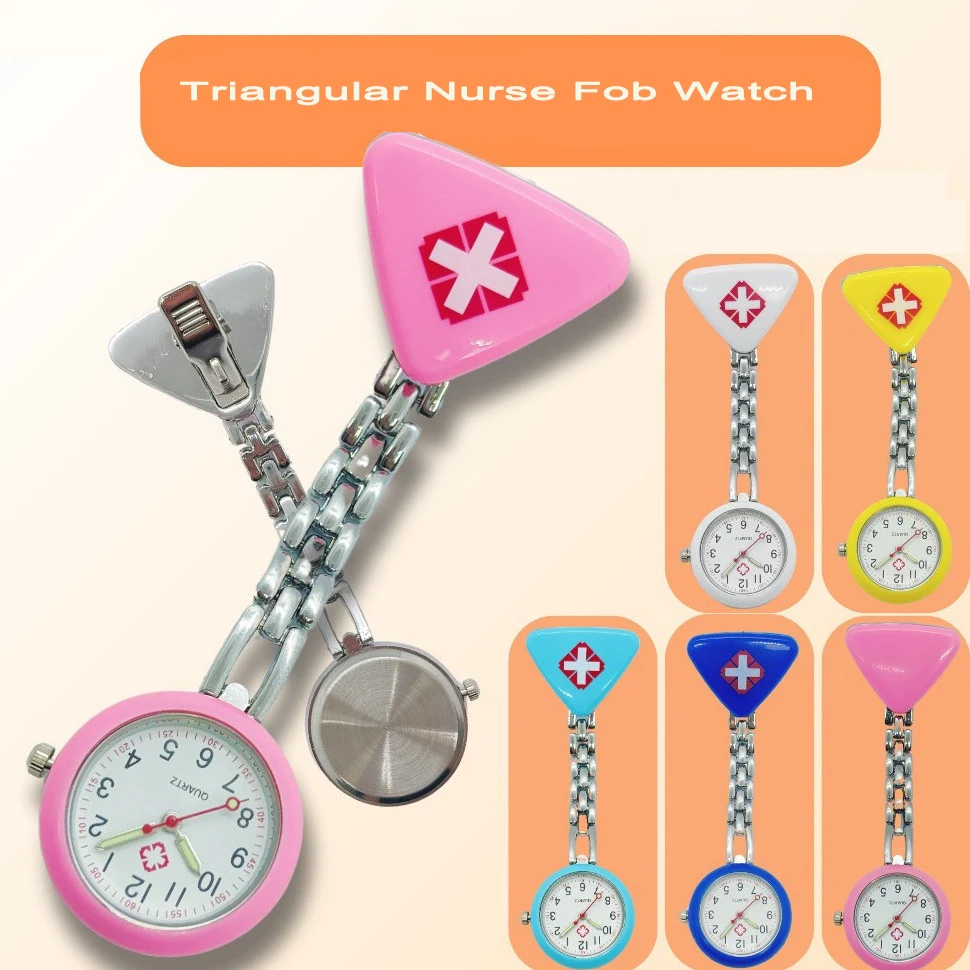 Luminous Triangular Nurse Watch Clip-on Precise Timing Medical Watch for Doctors And Nurses with Plastic Label Hanging F
Luminous Triangular Nurse Watch Clip-on Precise Timing Medical Watch for Doctors And Nurses with Plastic Label Hanging F