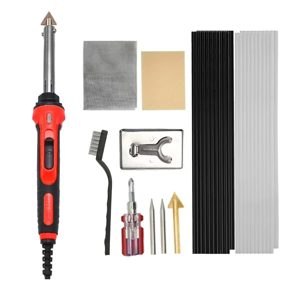 Car Bumper Repair Plastic Welding Gun 100W Temperature Control Plastic Welding Kit Portable Soldering Iron
Car Bumper Repair Plastic Welding Gun 100W Temperature Control Plastic Welding Kit Portable Soldering Iron
