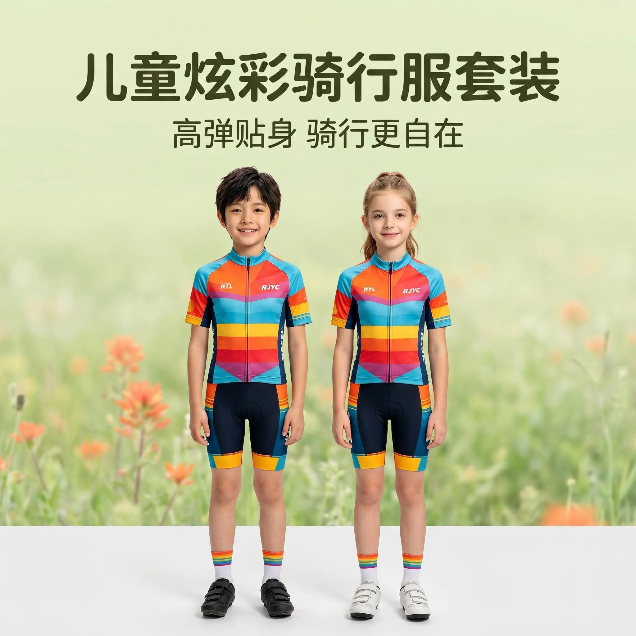 Rjyc Kidsren's Short-Sleeved Cycling Clothing Set for Boys and Girls, Balance Bike, Bicycle, Quick-Drying Breathable Cycling Shorts, Summer Roller Skating and Skateboarding Sportswear
Rjyc Kidsren's Short-Sleeved Cycling Clothing Set for Boys and Girls, Balance Bike, Bicycle, Quick-Drying Breathable Cycling Shorts, Summer Roller Skating and Skateboarding Sportswear