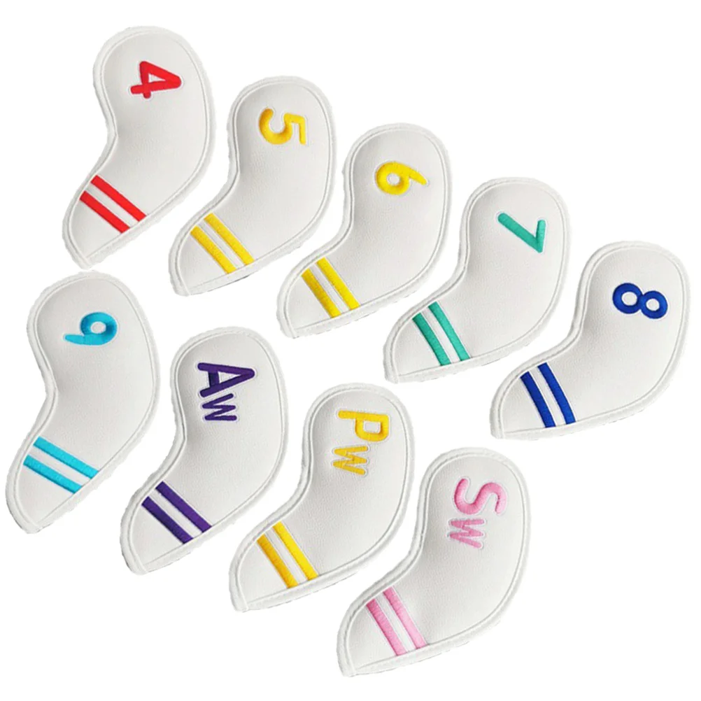 9pcs Golf Club Head Covers PU Protector Case for Iron Clubs with Numbers Easy Recognize Quality Golfs Supplies
9pcs Golf Club Head Covers PU Protector Case for Iron Clubs with Numbers Easy Recognize Quality Golfs Supplies