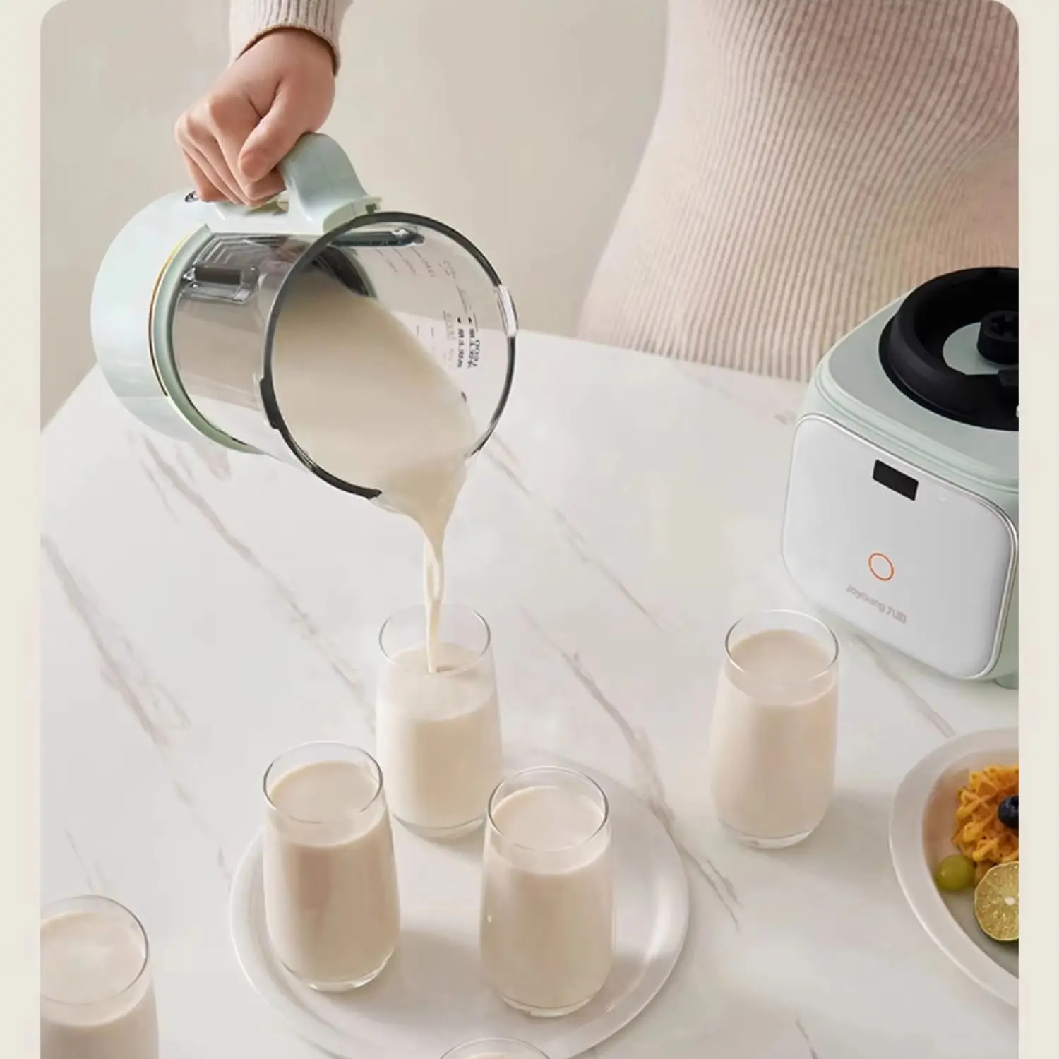 Wall breaking machine household soy milk machine soundproof cover light sound grains and cereals food mixer
Wall breaking machine household soy milk machine soundproof cover light sound grains and cereals food mixer