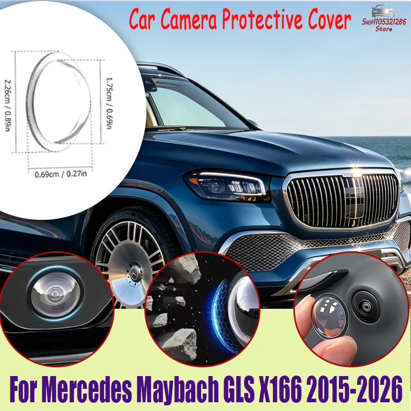 360 Reverse Cam Cover For Mercedes Maybach GLS X166 2015-2026 2Pcs Anti-Scratch HD PC Lens Protector, Waterproof Easy Install
360 Reverse Cam Cover For Mercedes Maybach GLS X166 2015-2026 2Pcs Anti-Scratch HD PC Lens Protector, Waterproof Easy Install
