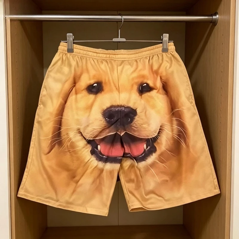 Golden Retriever Dog Head Vacation Casual Beach Pants 3D Printed Funny Men's Couple Funny Shorts
Golden Retriever Dog Head Vacation Casual Beach Pants 3D Printed Funny Men's Couple Funny Shorts