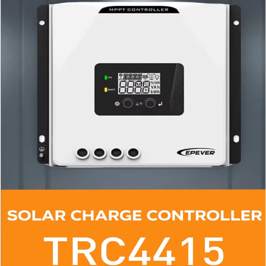 EPEVER TRC4415 MPPT Solar Charge Controlle 40A 12/24/48VDC Auto Low Power Consumption for Lead-Acid Lithium Battery
EPEVER TRC4415 MPPT Solar Charge Controlle 40A 12/24/48VDC Auto Low Power Consumption for Lead-Acid Lithium Battery