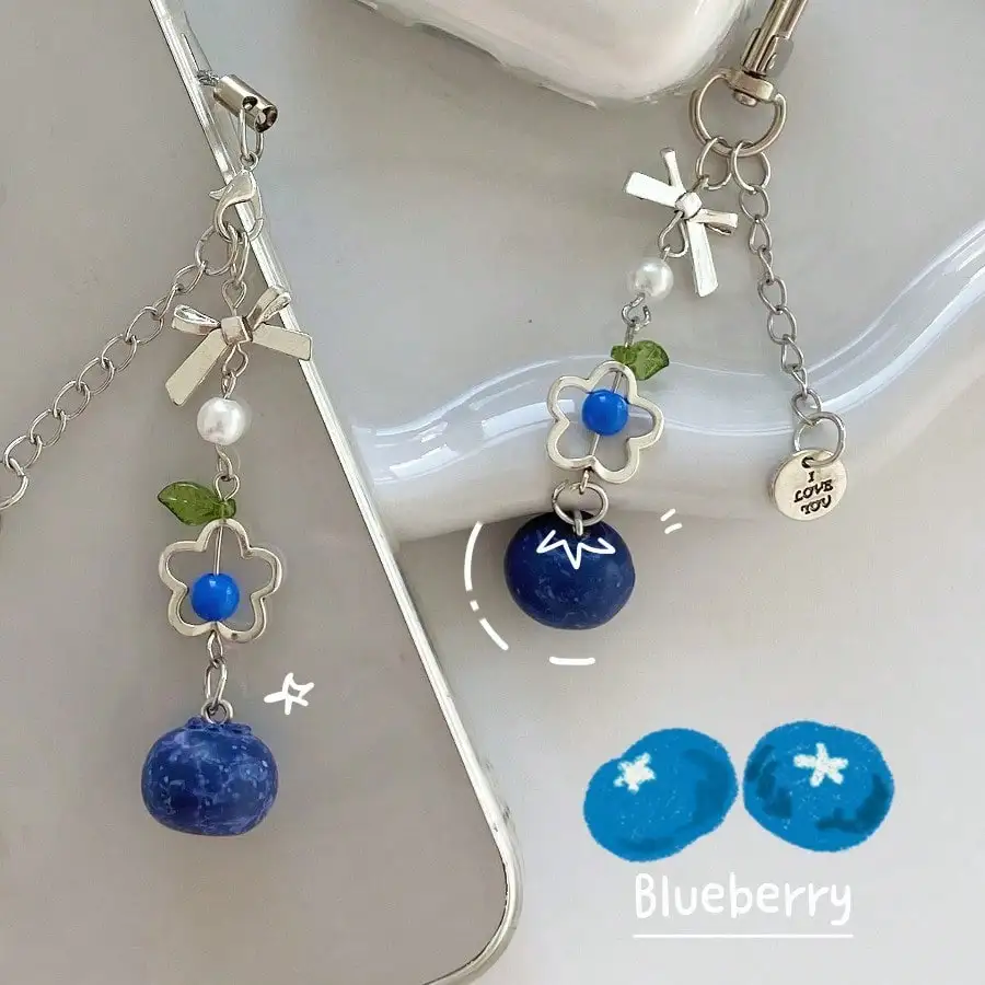 Fruit Blueberry, Sweetheart Blueberry Phone Chain
Fruit Blueberry, Sweetheart Blueberry Phone Chain