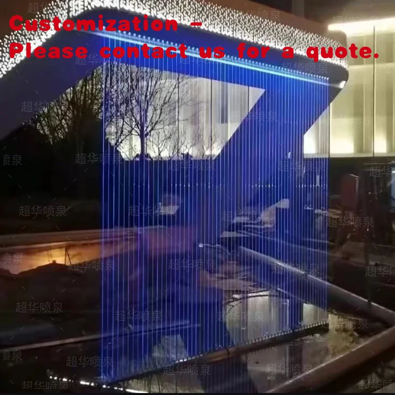 на заказ. Индивидуальные занавески от дождя из нержавеющей стали, украшение водопада, квадратный сад отеля
на заказ. Индивидуальные занавески от дождя из нержавеющей стали, украшение водопада, квадратный сад отеля