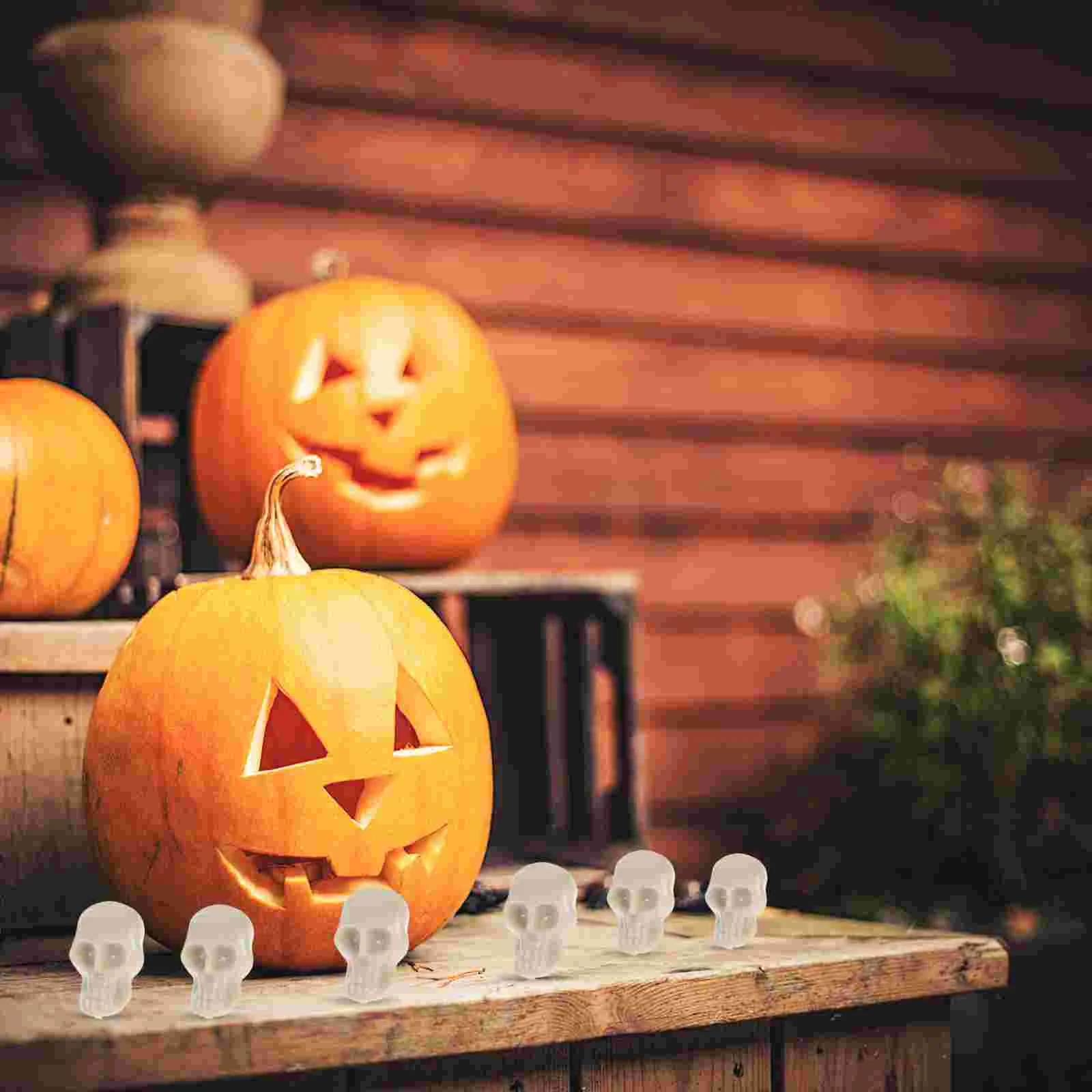 50 Pcs DIY Skull Halloween Party Decorations Set Miniature Skulls Small Head for Adults Skeletons Plastic Heads
50 Pcs DIY Skull Halloween Party Decorations Set Miniature Skulls Small Head for Adults Skeletons Plastic Heads