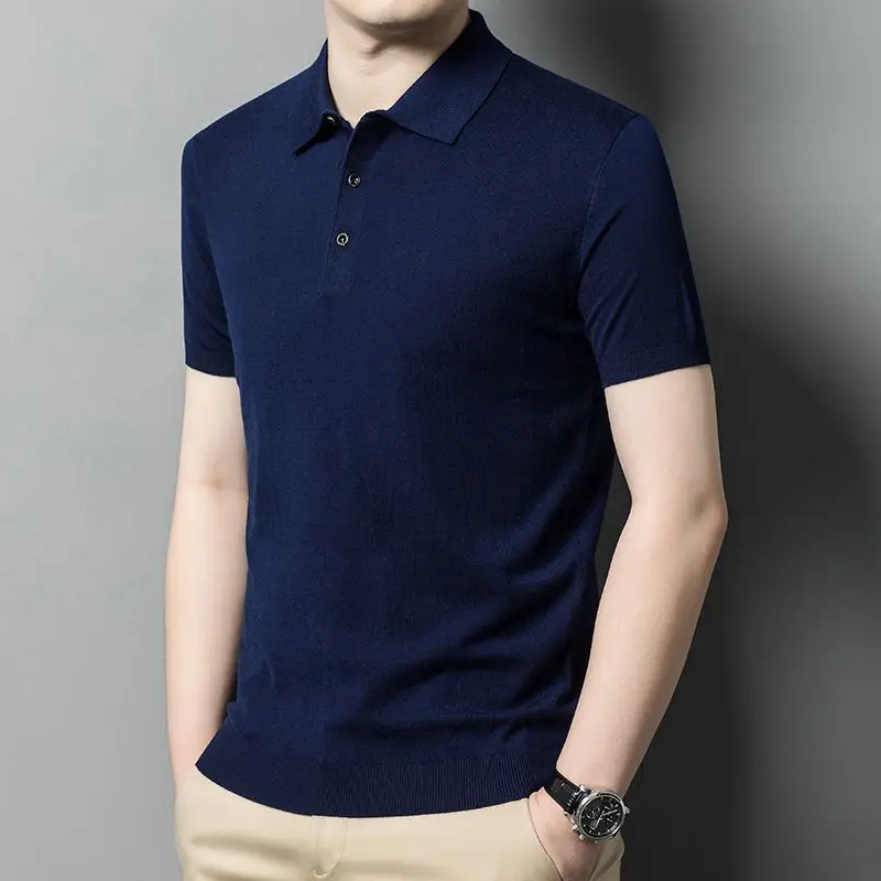 Men's Short Sleeve Polo Shirt Slim Fit Smooth Fabric Casual Business Top
Men's Short Sleeve Polo Shirt Slim Fit Smooth Fabric Casual Business Top