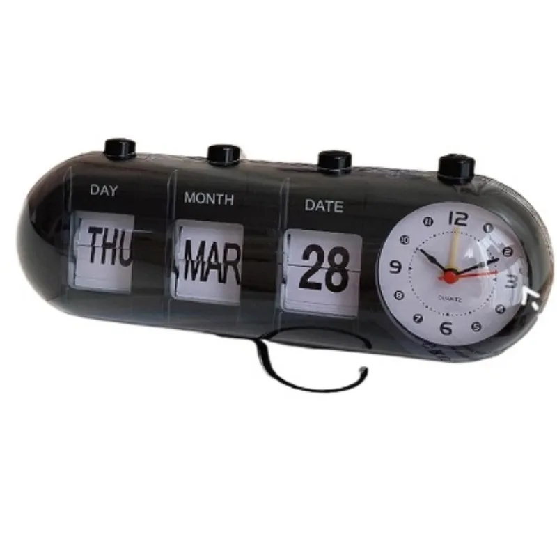 Automatic Flip Clock Page Turning Calendar Clock Student Bedside Desktop Decoration Bedroom Capsule Clock Creative Gift
Automatic Flip Clock Page Turning Calendar Clock Student Bedside Desktop Decoration Bedroom Capsule Clock Creative Gift