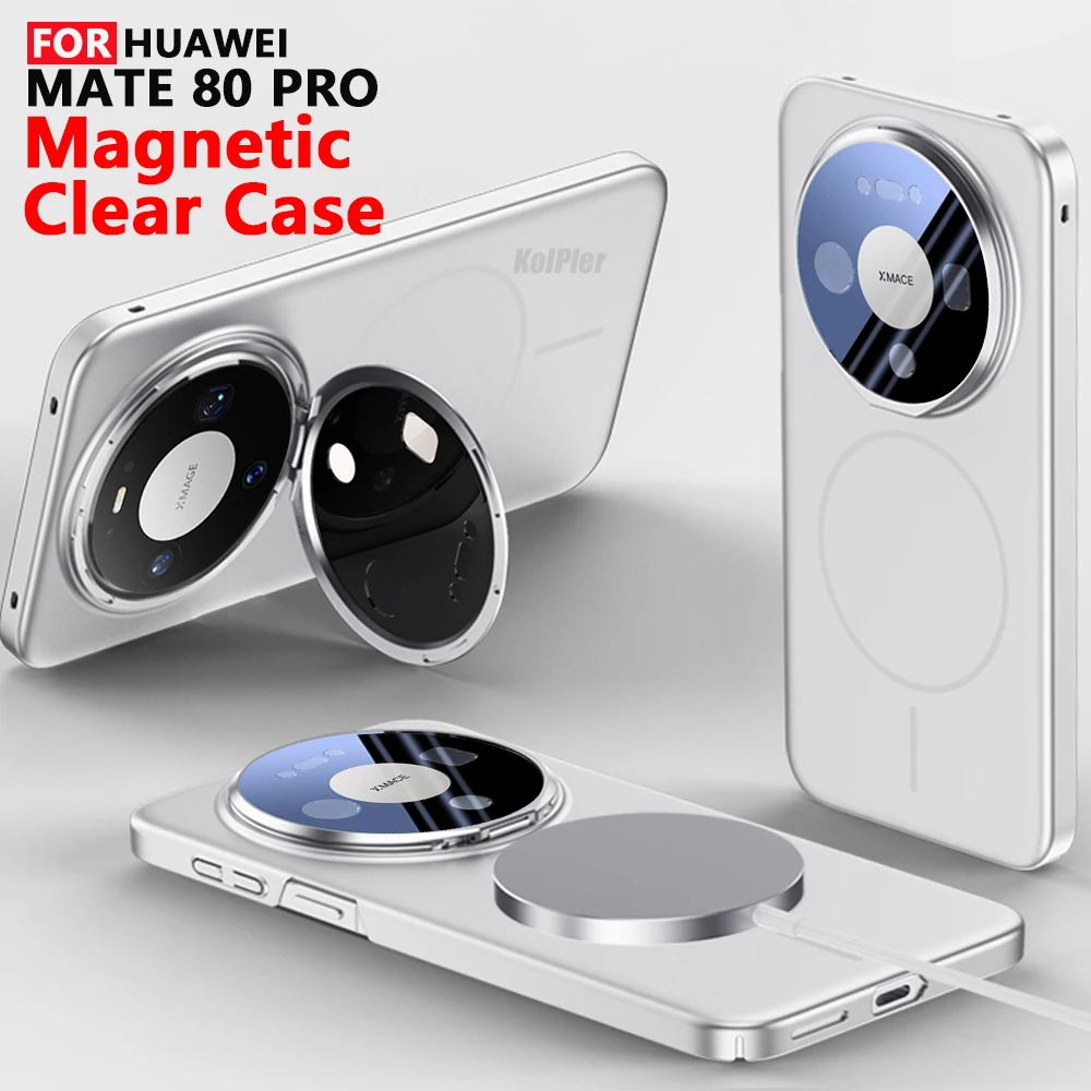 Matte Magnetic Phone Case for Huawei Mate 80 Pro Shockproof Protective Cover Built-in Camera Lens Kickstand Wireless Charging
Matte Magnetic Phone Case for Huawei Mate 80 Pro Shockproof Protective Cover Built-in Camera Lens Kickstand Wireless Charging