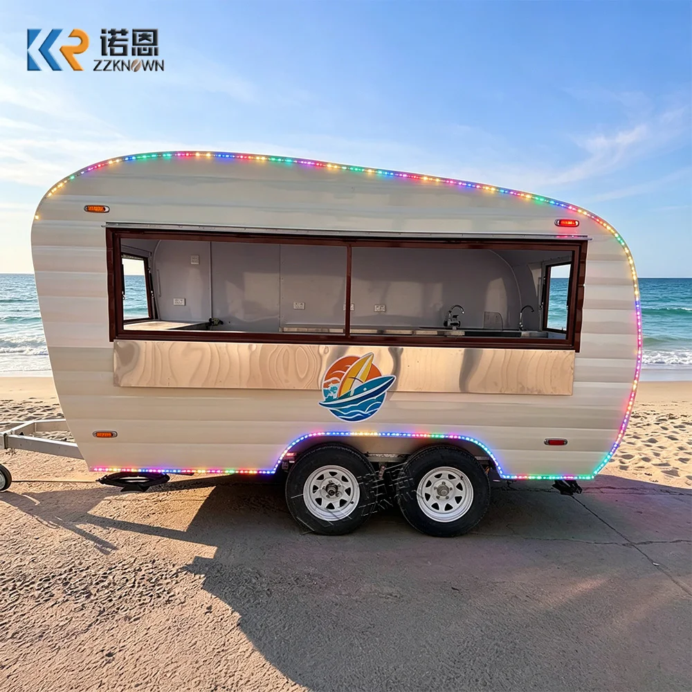 Standard Mobile Food Trailer Fully Equipped Street Ice Cream Cart Bakery Food Cart Truck With CE
Standard Mobile Food Trailer Fully Equipped Street Ice Cream Cart Bakery Food Cart Truck With CE