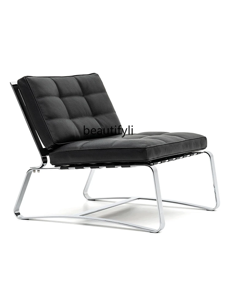 Single Leisure Chair Designer Sofa Minimalist Living Room Single Tiger DeLau Chair Genuine Leather
Single Leisure Chair Designer Sofa Minimalist Living Room Single Tiger DeLau Chair Genuine Leather
