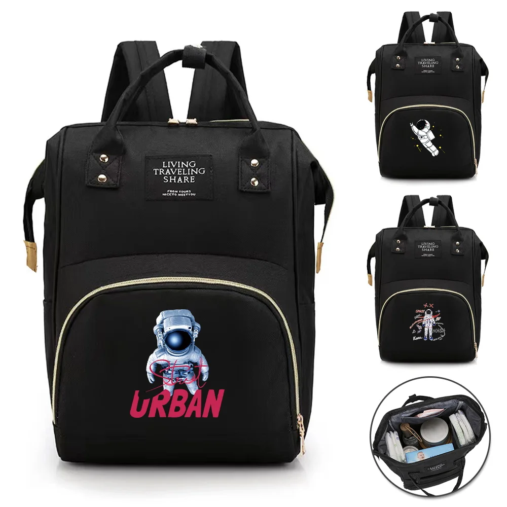 Mommy Backpack Large Capacity Newborn Products Bags Infant Multifunction Nappy Changing Pouch Astronaut Printing Series
Mommy Backpack Large Capacity Newborn Products Bags Infant Multifunction Nappy Changing Pouch Astronaut Printing Series