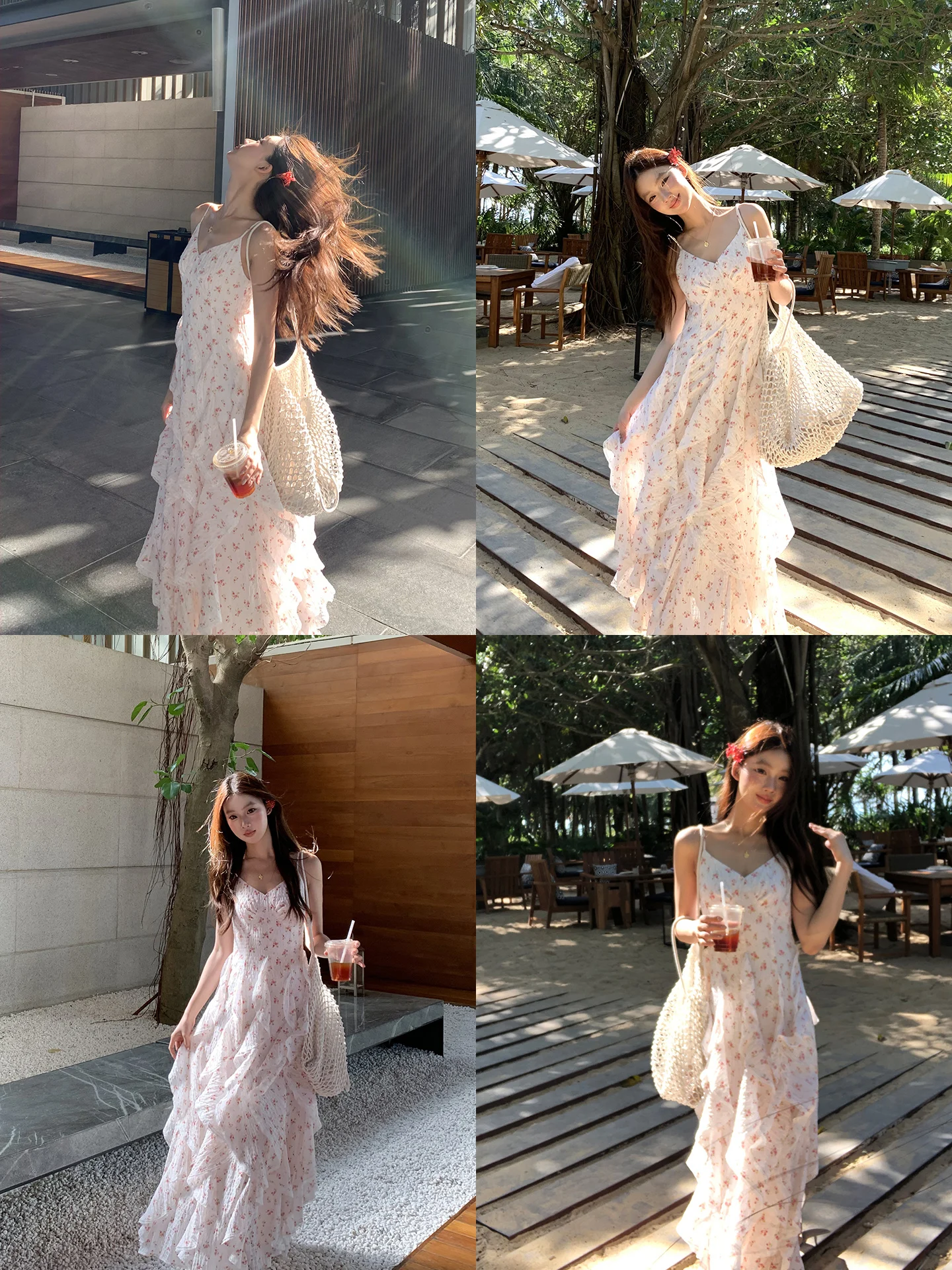 Spring New Arrival White Floral Print Slim Fit Strap Dress Women's High Waist A-Line Skirt Style Casual Commute Polyester Fiber
Spring New Arrival White Floral Print Slim Fit Strap Dress Women's High Waist A-Line Skirt Style Casual Commute Polyester Fiber