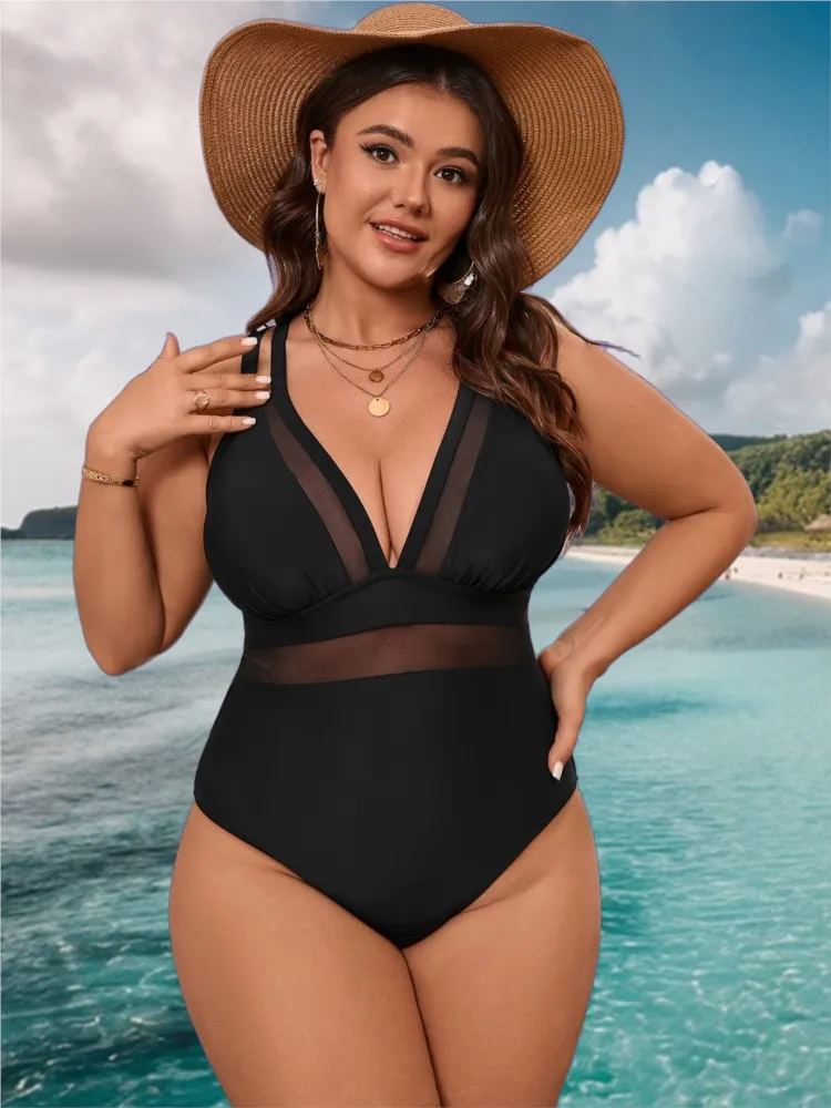 One Piece Plus Size High Waist Bikini Women Push Up Large Size Swimsuit Summer Mujer Big Size Tummy Control Swimwear Bikini Sets
One Piece Plus Size High Waist Bikini Women Push Up Large Size Swimsuit Summer Mujer Big Size Tummy Control Swimwear Bikini Sets