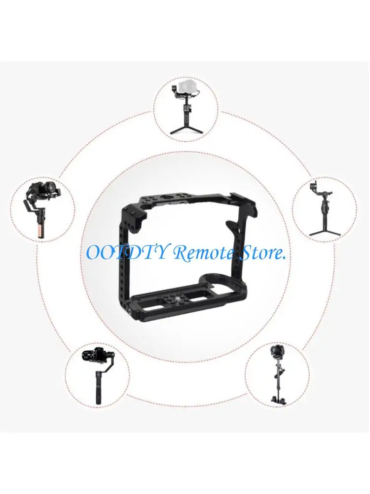 Camera Cage Aluminum Frame Enhances Heat Dissipation For S1H S1R Cameras Multi Function Expansion Port
Camera Cage Aluminum Frame Enhances Heat Dissipation For S1H S1R Cameras Multi Function Expansion Port
