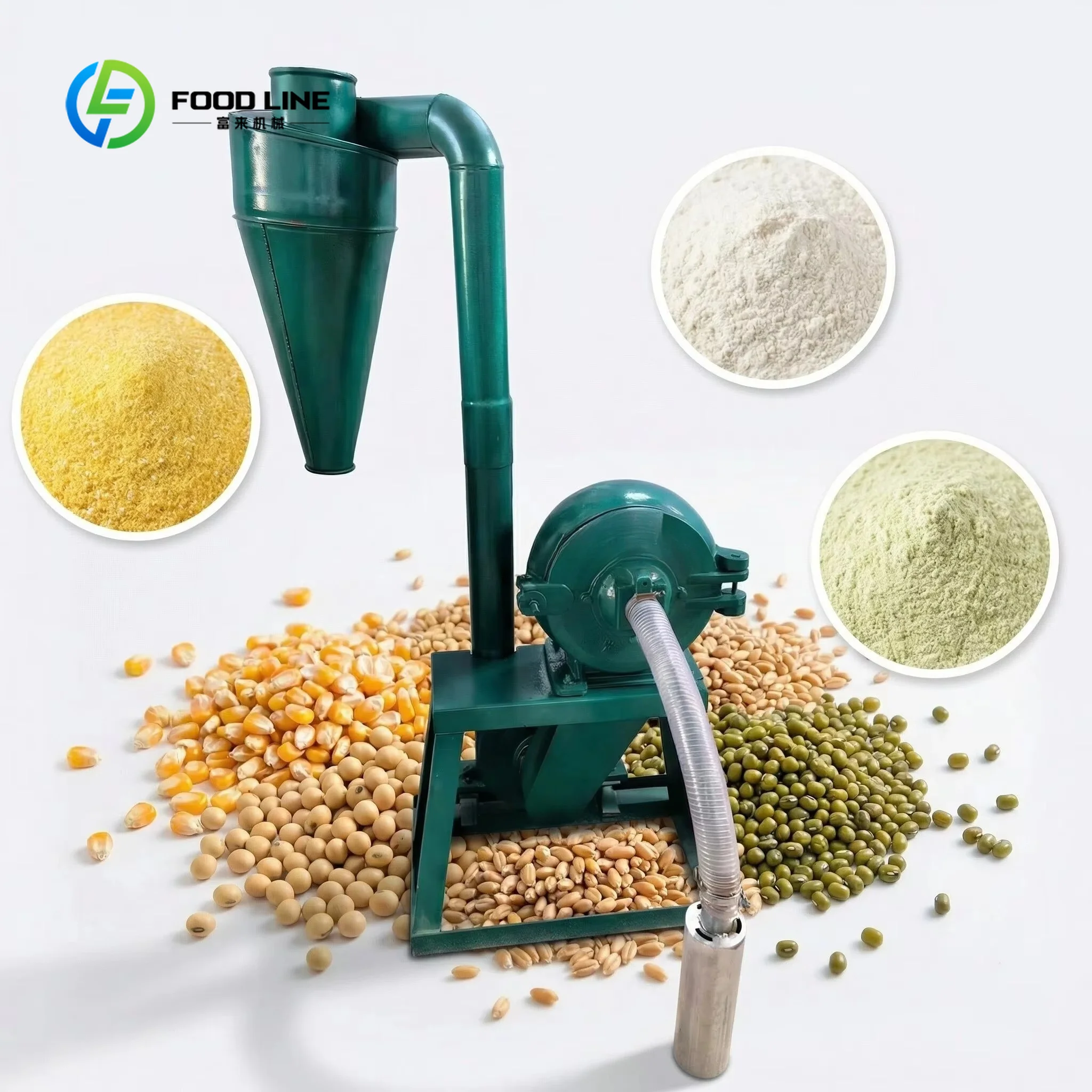 Customized Self-priming Corn Crusher Grain Grinding Machine Feed Miller Multifunction Grinder Corn Wheat Grain Crushing Machine
Customized Self-priming Corn Crusher Grain Grinding Machine Feed Miller Multifunction Grinder Corn Wheat Grain Crushing Machine