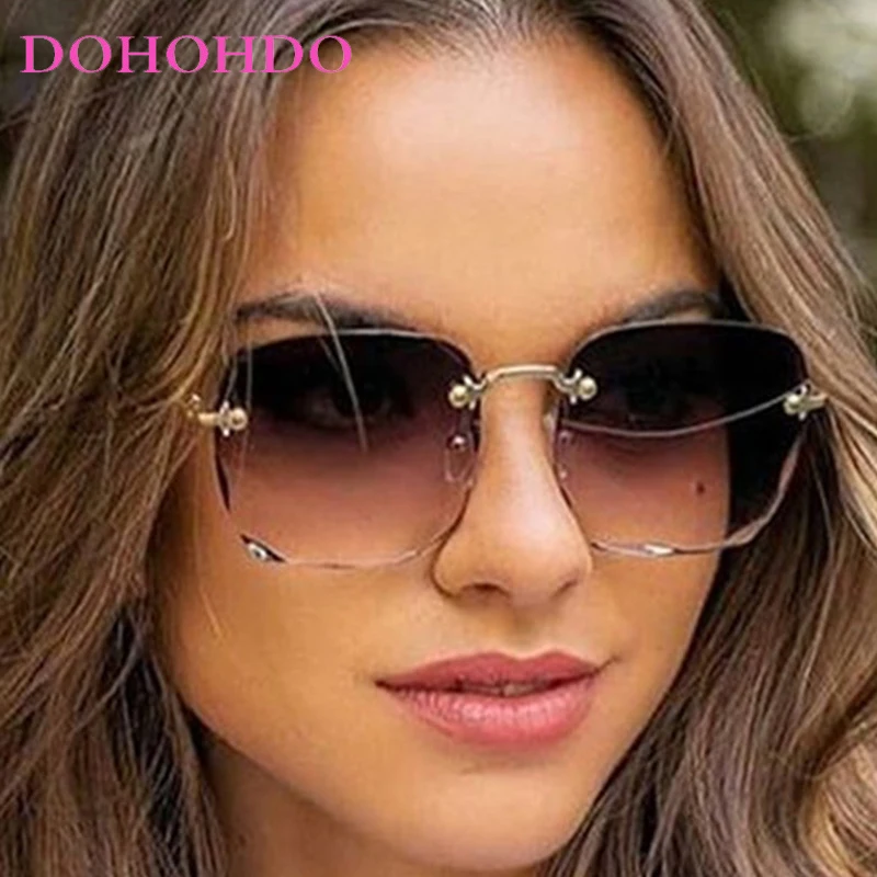 Classic Luxury Brand Design Square Rimless Sunglasses Women Fashion Trendy Men Sun Glasses Travel Driving Shades Female UV400
Classic Luxury Brand Design Square Rimless Sunglasses Women Fashion Trendy Men Sun Glasses Travel Driving Shades Female UV400
