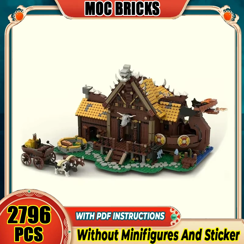 Moc строительные блоки Viking villagel модель технологии кирпичи DIY вид на улицу творческие игрушки для праздничных подарков
Moc строительные блоки Viking villagel модель технологии кирпичи DIY вид на улицу творческие игрушки для праздничных подарков