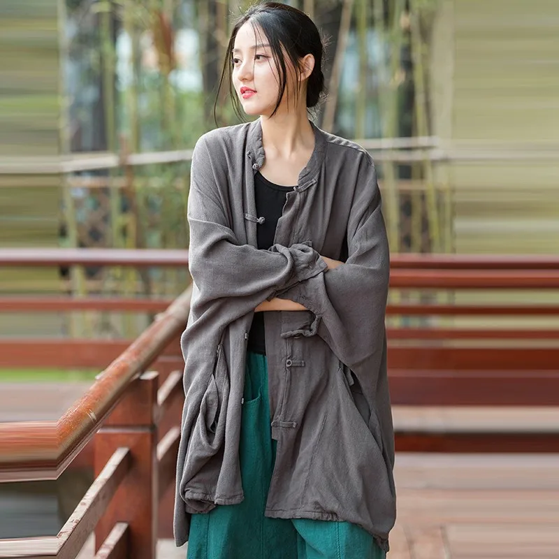 High Quality Cotton Linen Casual Jackets Women New 2024 Autumn Vintage Style Solid Color Loose Female Outerwear Coats M246
High Quality Cotton Linen Casual Jackets Women New 2024 Autumn Vintage Style Solid Color Loose Female Outerwear Coats M246