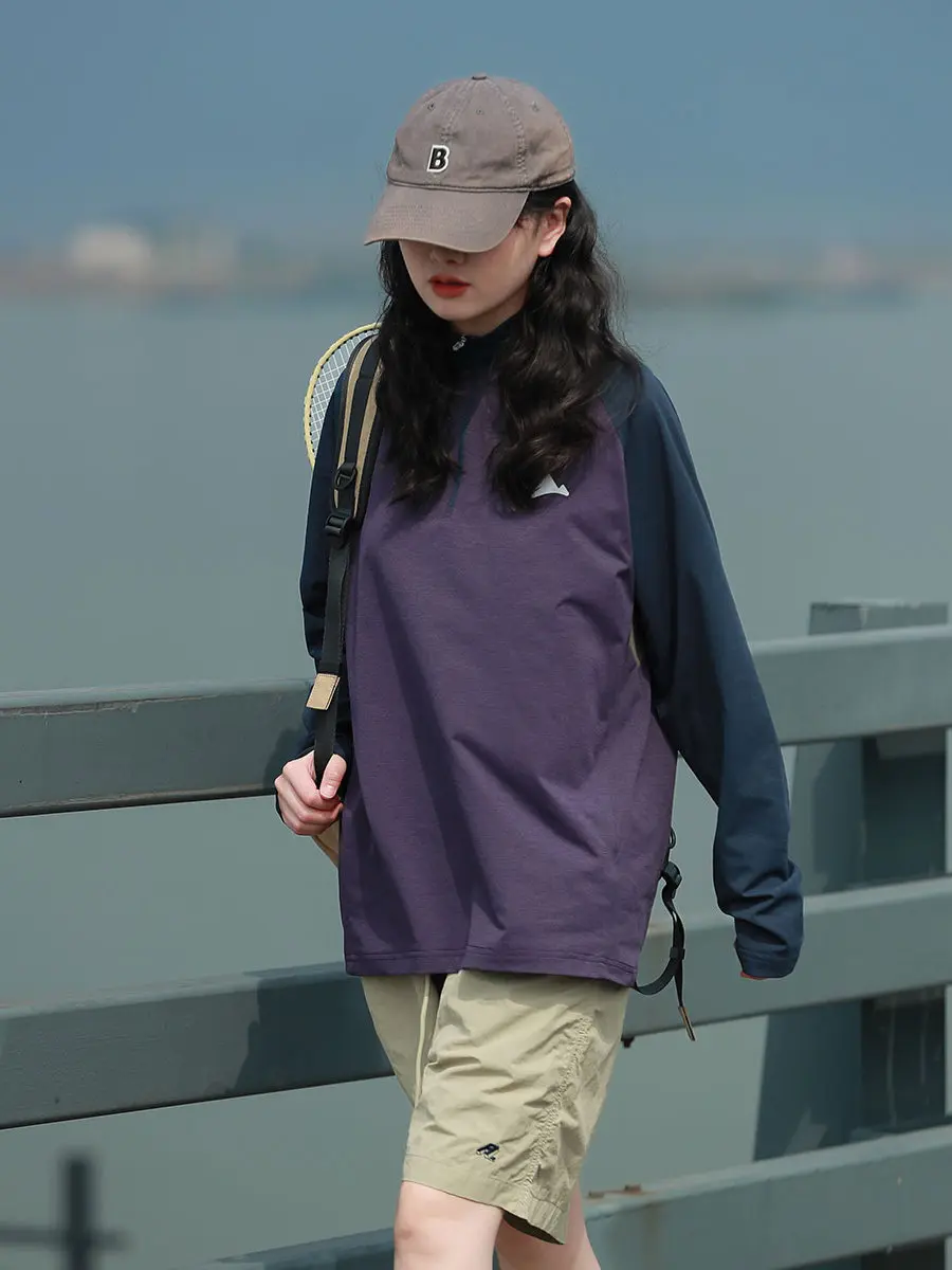 Spring Autumn Outdoor UV Protection Long Sve T-irt Women's Casual Thin Sle Cycling Suit Street Sle Printed Splice
Spring Autumn Outdoor UV Protection Long Sve T-irt Women's Casual Thin Sle Cycling Suit Street Sle Printed Splice