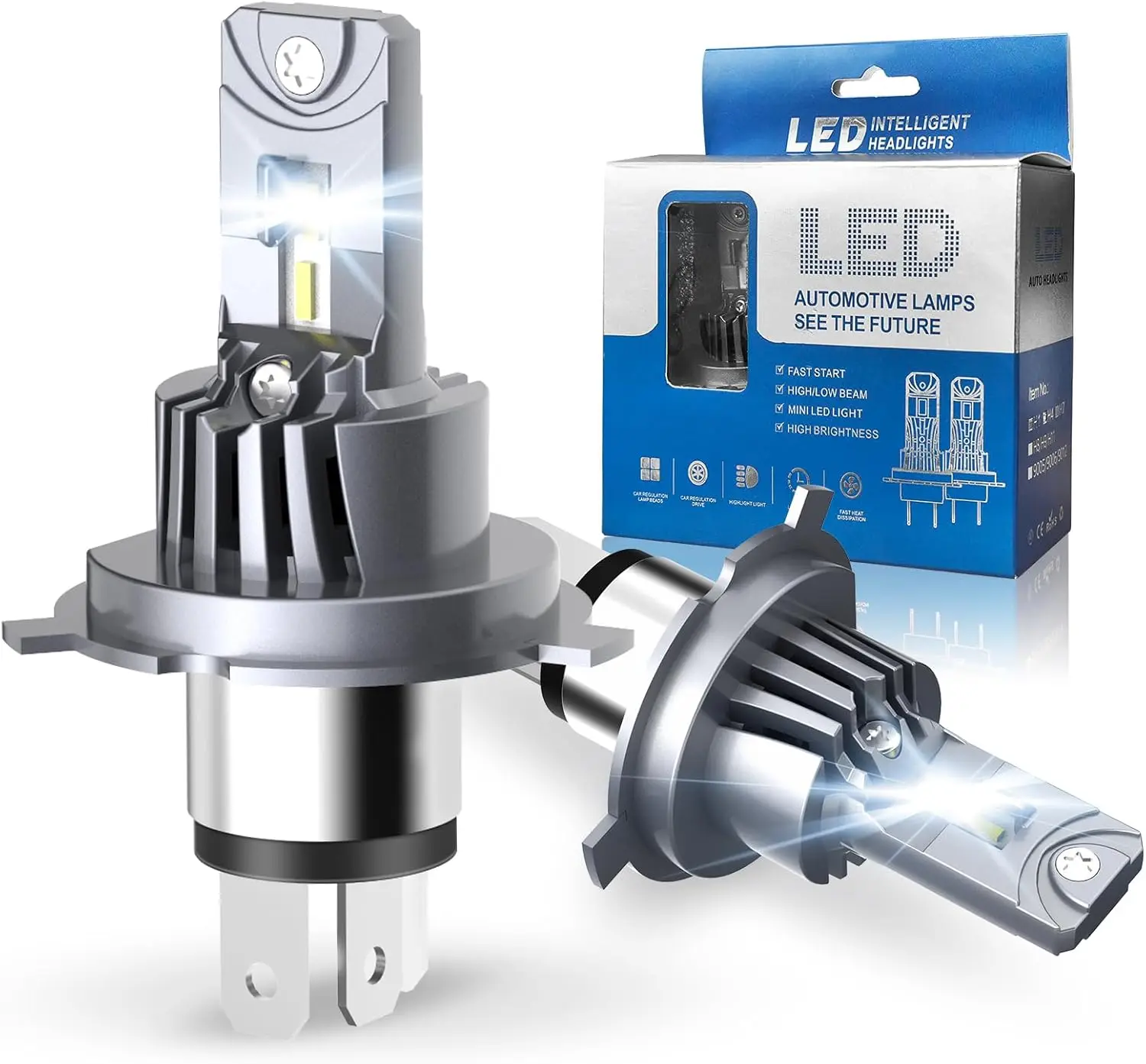 Upgraded H4 Fog Lights Bulbs,LED headlight bulbs,Hi and Low Beam Fog Lights,22000LM Super Bright,Plug & Play,Pack of 2
Upgraded H4 Fog Lights Bulbs,LED headlight bulbs,Hi and Low Beam Fog Lights,22000LM Super Bright,Plug & Play,Pack of 2