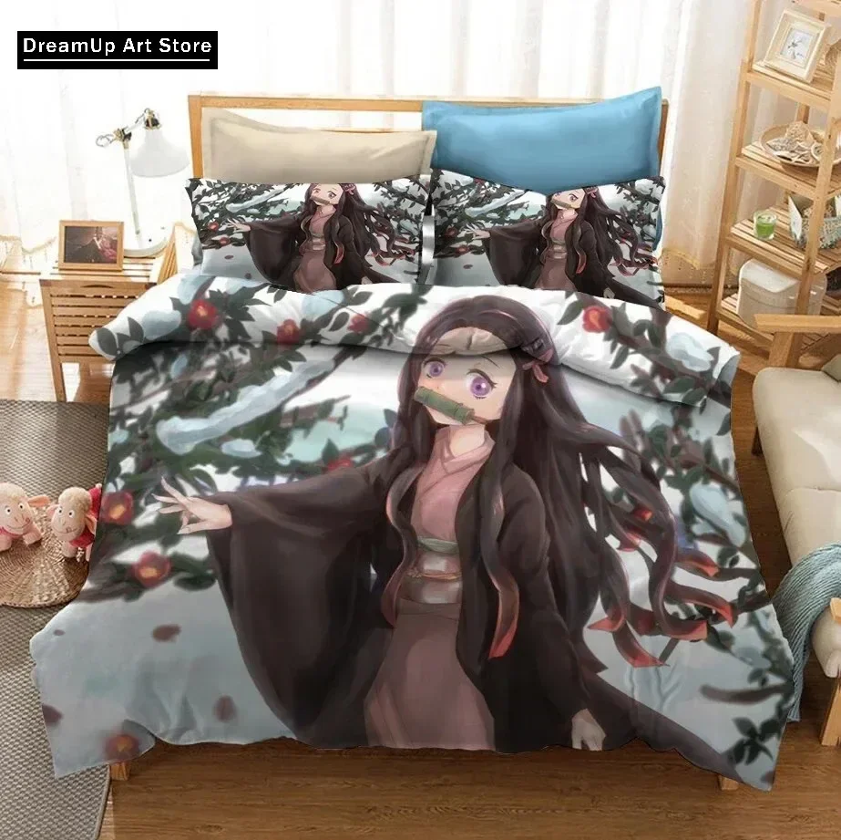 3D печатный аниме Demon Slayer Nezuko Tanjirou комплект постельного белья милый пододеяльник покрывало с наволочкой Twin Single Queen King Size
3D печатный аниме Demon Slayer Nezuko Tanjirou комплект постельного белья милый пододеяльник покрывало с наволочкой Twin Single Queen King Size