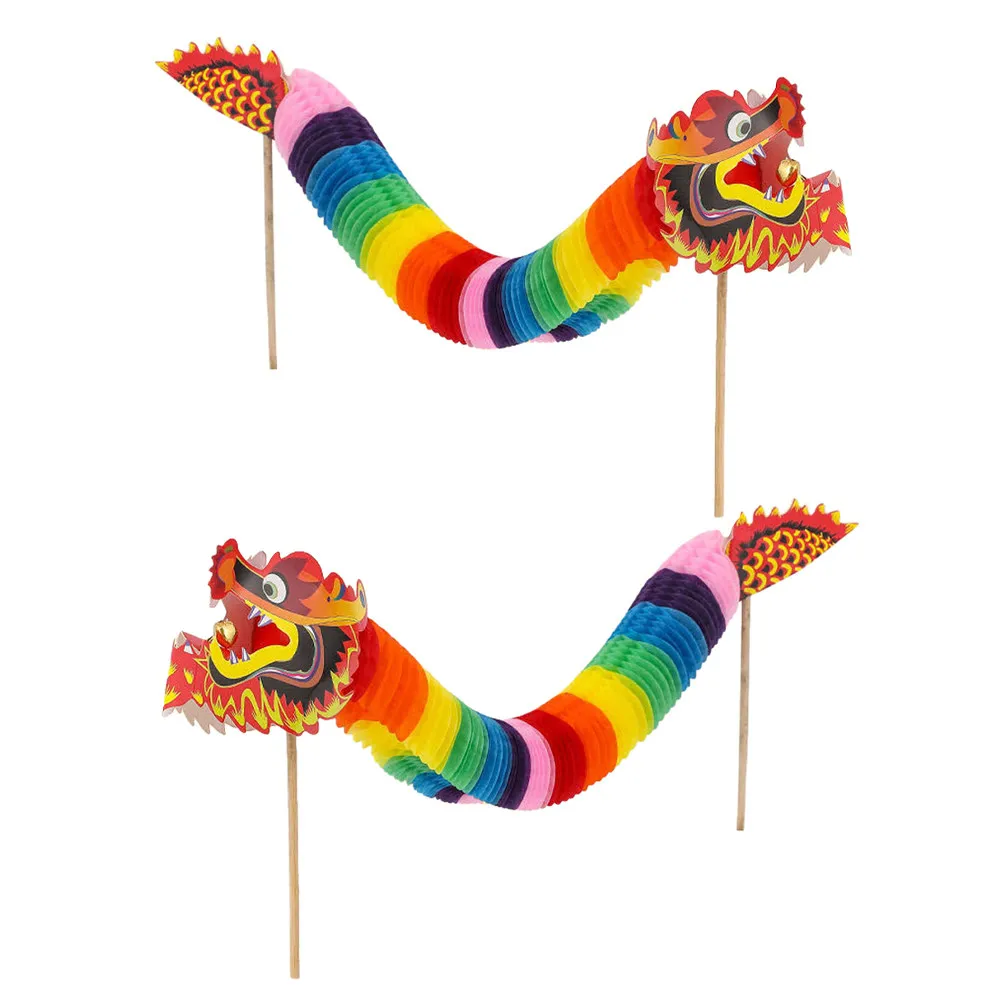 2Pcs Paper Dragon Handheld Ornament Chinese New Year Party Decoration Photo Props Dragon Craft Supplies Spring Festival
2Pcs Paper Dragon Handheld Ornament Chinese New Year Party Decoration Photo Props Dragon Craft Supplies Spring Festival